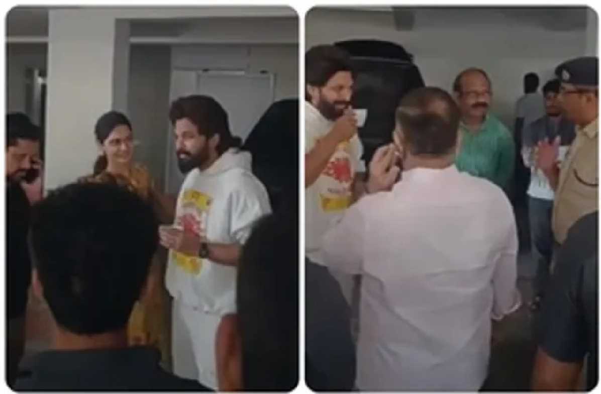 संध्या थिएटर भगदड़ मामला : पुष्पा स्टार अल्लू अर्जुन को तेलंगाना पुलिस ने हिरासत में लिया